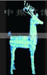 2013 commercial pubilc decoration 3D LED Christmas sculpture motif light (3D deer)