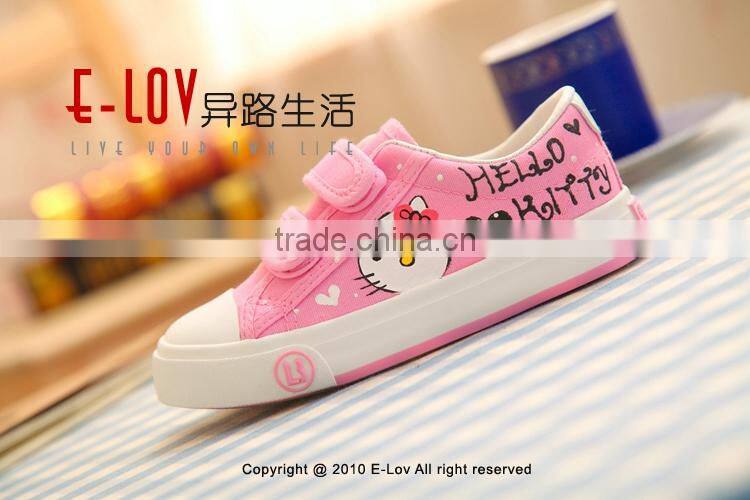 Hot sales cheap new style wholesale canvas shoes girls