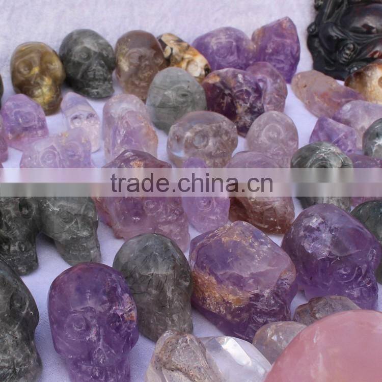 Amethyst stone skull head crystal skull for sale