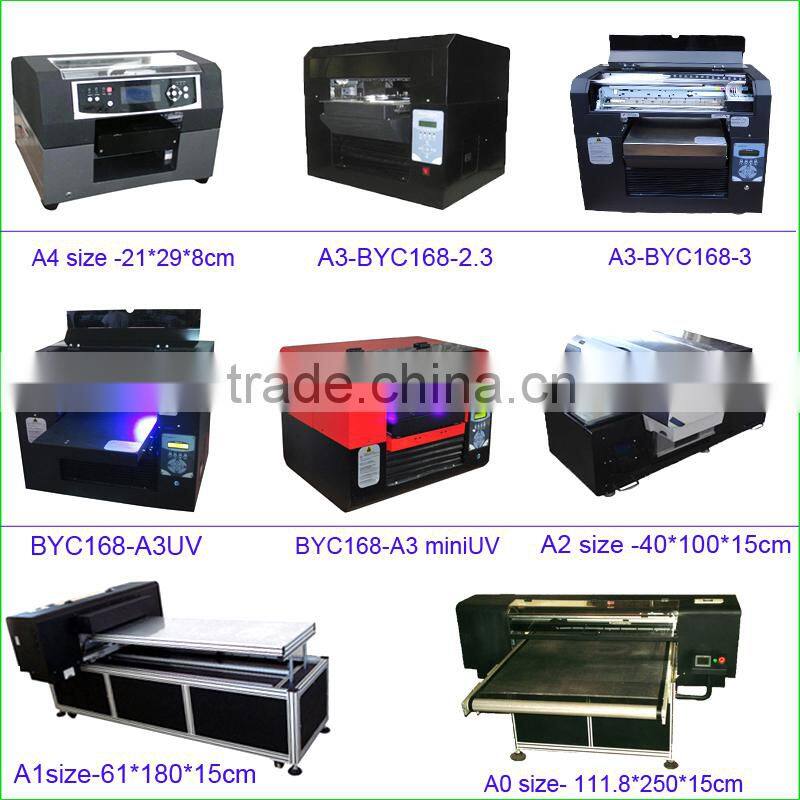 2014 hot sale digital inkjet flatbed auto vans shoes printer