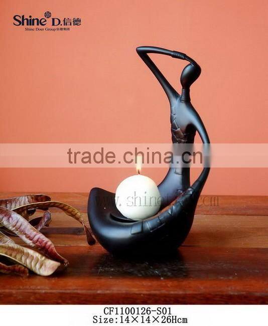 ceramic angel tealight candle holder angel statue deco doree accessories china