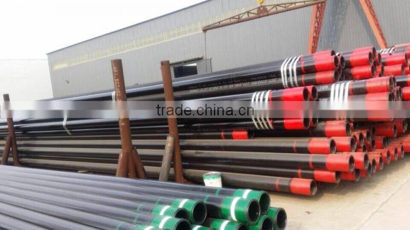 API 5CT J55 vsding pipe and 5B thread end