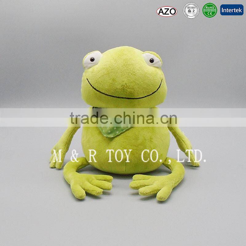 New Design OEM Cute Green Forg Soft Toy in cheap Sale