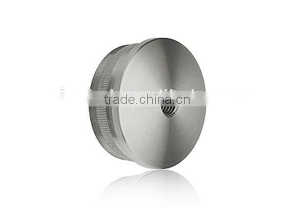 steel railing mirror satin stainless steel end caps,steel tubing end cap, steel rod end cap
