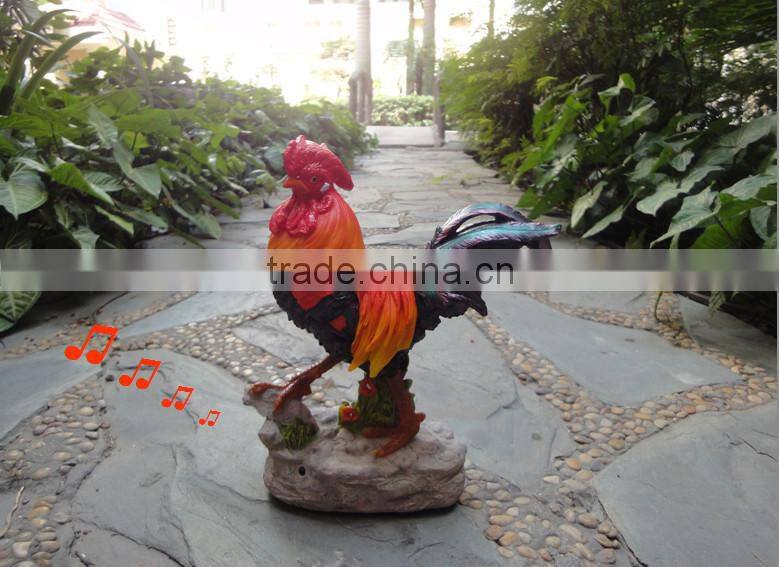 resin cock with motion sensor and light
