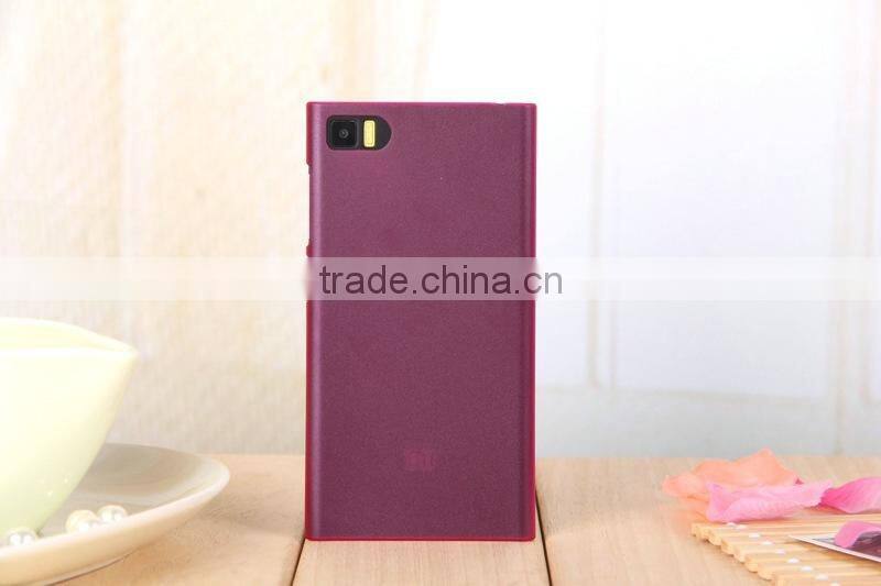 SIKAI colorful hard mobile phone case Flexible PC materialHard Back Cover Case for XIAOMI 3