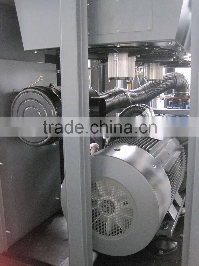 220KW/300HP variable speed screw air compressor manufacturer with CE