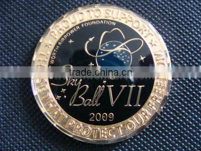 High quality custom engraved metal medallions