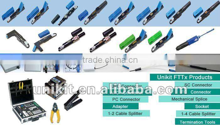 In time delivery ftth fttx SC/APC fast connector