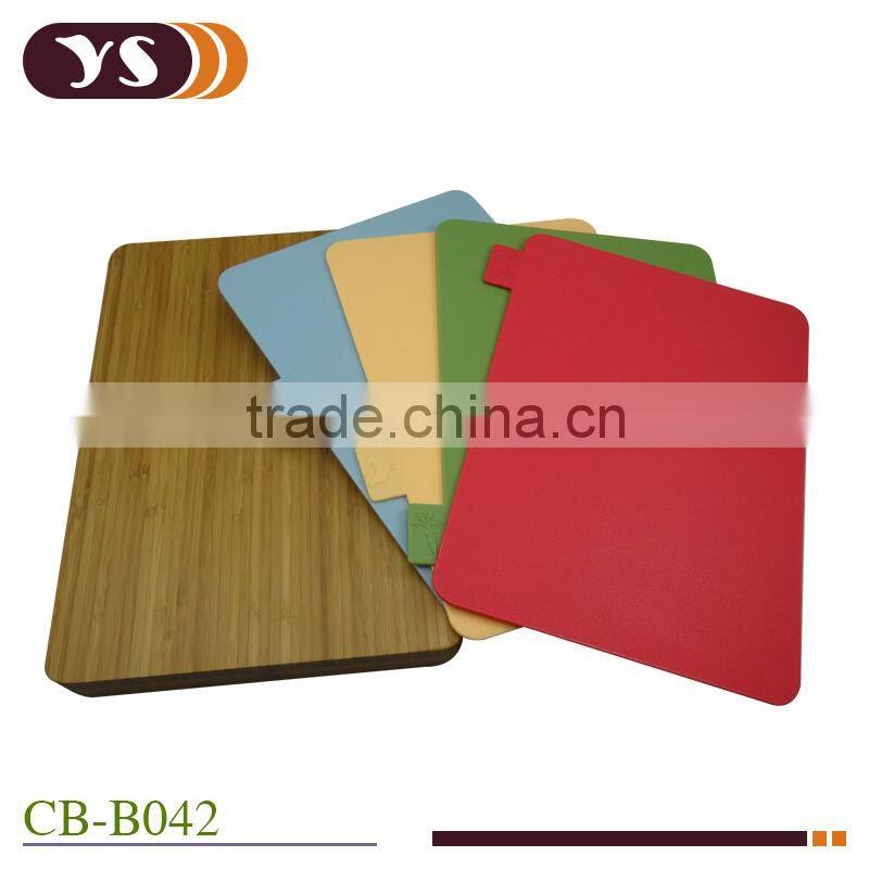 bamboo bread box and pp cutting board set