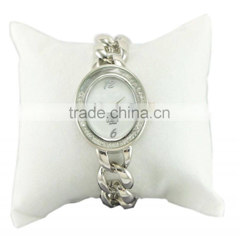 Analogous Metal good plating fit wrists specialize design crystal on the face Bracelet Watch For Women