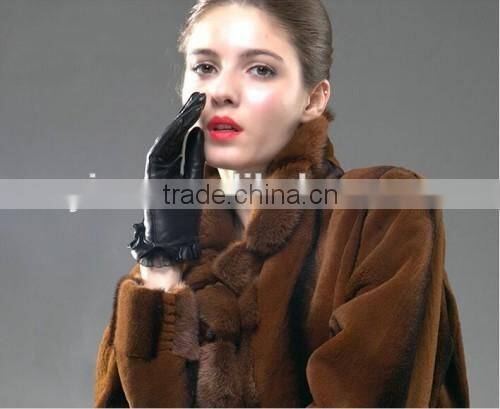 Hot Fashion Girls Leather Gloves First Grade Girls Leather Gloves