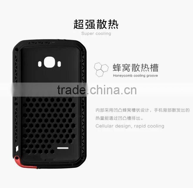 Hotsale For Galaxy S6 Edge Metal Case Luxury Aluminum Love Mei Case For Samsung Galaxy S6 Edge G9250 Phone Cover