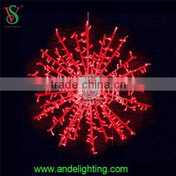Christmas outdoor decoration lighting pole light decoration lighted star