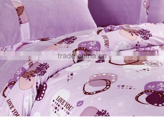 3pcs bedding set coral fleece bedding set