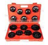15PCS Cap Type Oil Filter Wrench Set