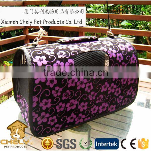 Easy-taking Classic design dog carrier bag for lady shopping