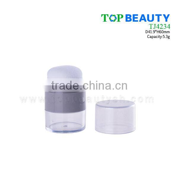 TJ4234- New Empty Cosmetic Loose Powder Container with Sponge