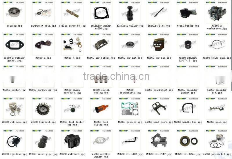 MS660 chain saw parts