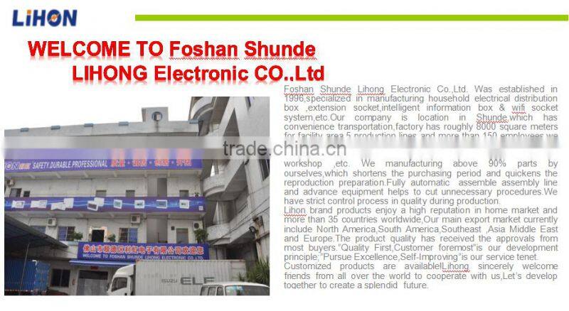 13 way metal base transparent cover power distribution box with more knockouts