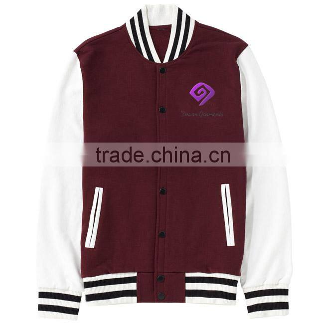 Contrast color Hoodie Full zip hoodie pocket Hoodie no hood