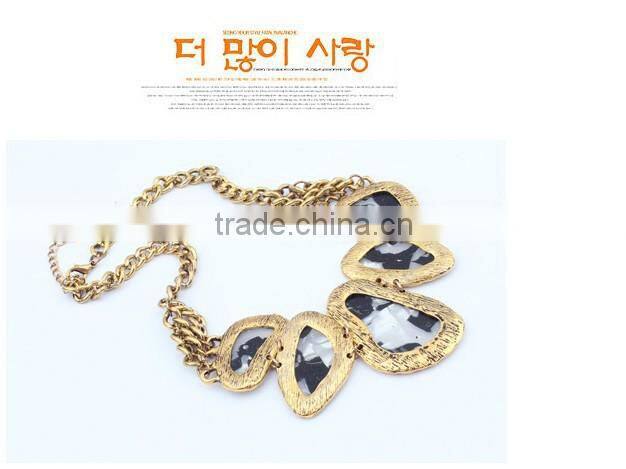 Multicolor Stones Choker Collar Vintage Pendant Statement Necklace Women Necklaces & Pendants Fashion Necklaces for Women 2014