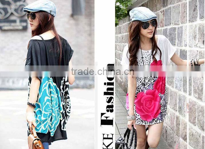 ladies T-shirt skirt casual dresses
