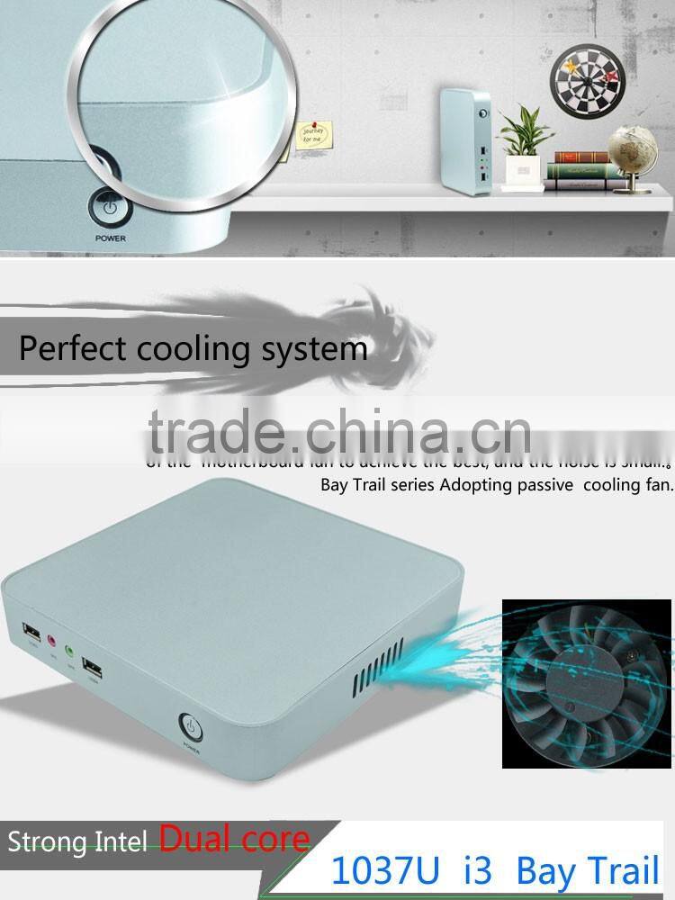 INTEL HD Graphics HTPC Desktop Case 6 USB Mini Computer