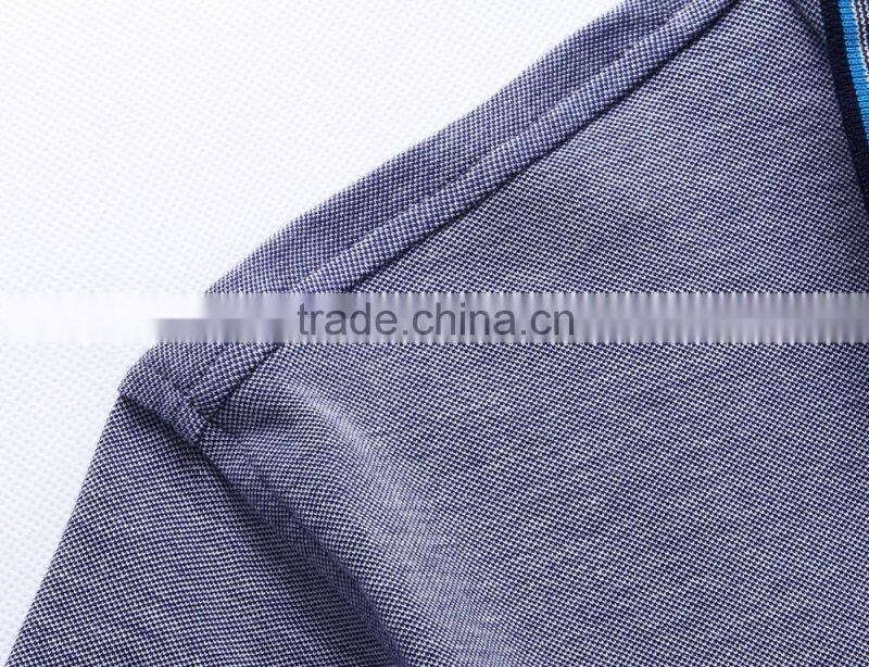2016 Casual Solid Slim Fit Cotton Polo Shirts Short Sleeve for Business Men
