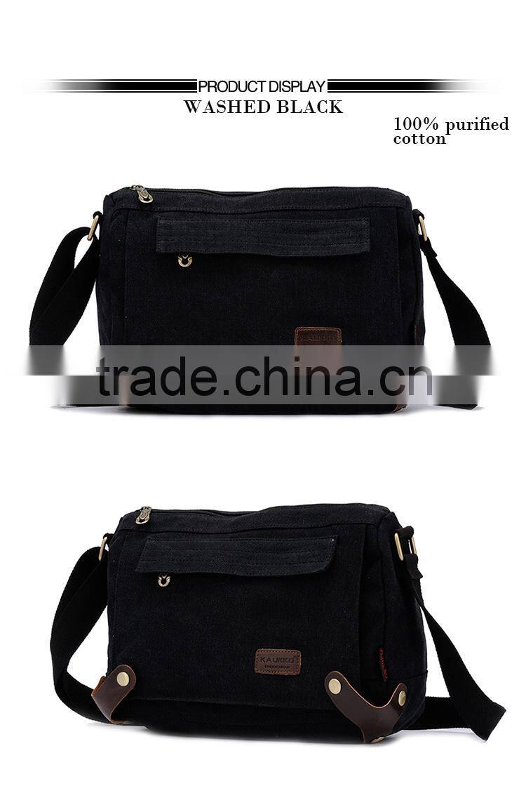 2015 Best Selling Sports Canvas Crossbody Bags Men of Outdoor Messenger Bags with 4 colors