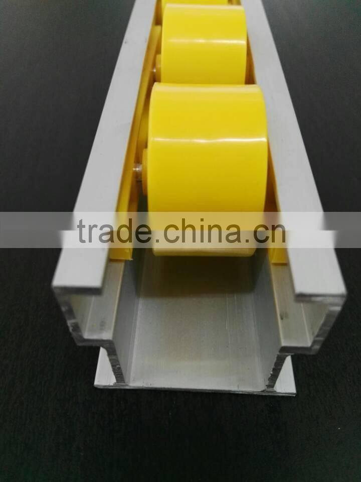 JY-2045A|Vibrating aluminum roller track|Motorized slide rail|China machinery transport conveyor roller