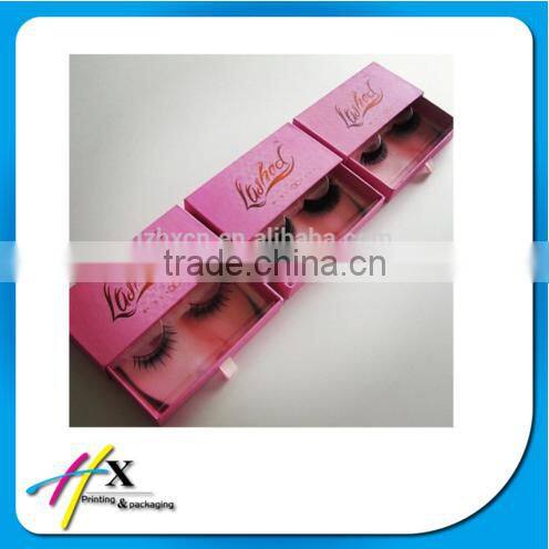 High end pink face mask package box