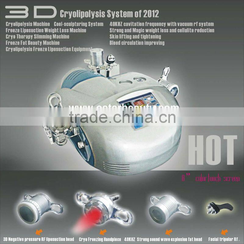 Vacuum cavitation RF beauty equipment cryolipolysis weight loss(OB-CM02)