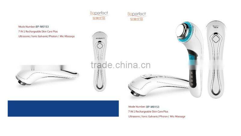 Beperfect BP-0153 ultrasonic photon Anti aging beauty device for face skin lightening