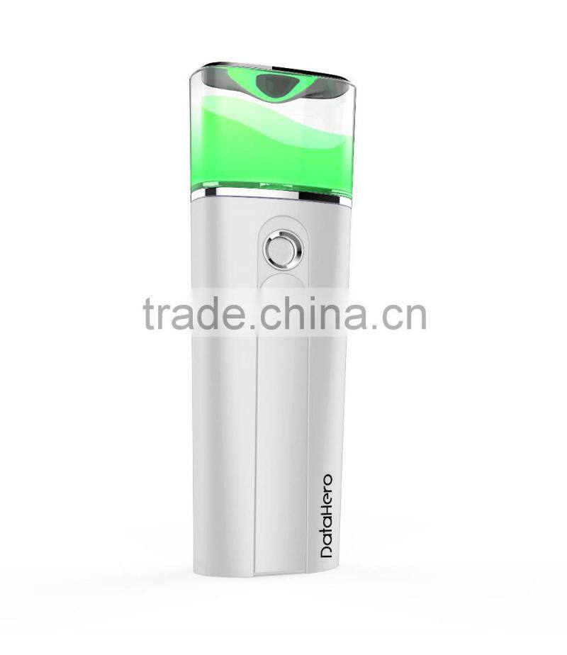Facial steamer | Mist machine Mini Rechargeable Handy Usb Nano Sprayer | Face Moisturizing machine Care skin Instrument