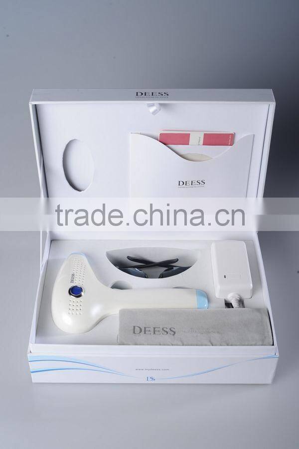 DEESS home use IPL permanent hair removal equipment with 300000shots lamp life