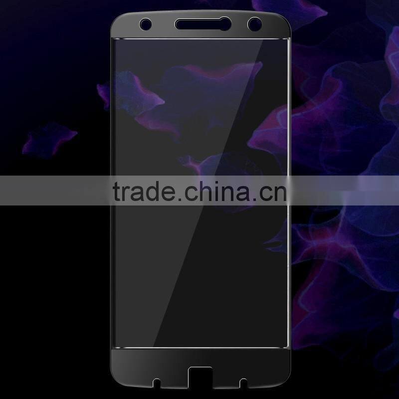 IMAK 9H0.2MM 3D Curved Full Coverage Tempered Glass Screen Protector For MOTO Z PLAY FOR MOTO Z Glass Silk print Glass 3D Glass