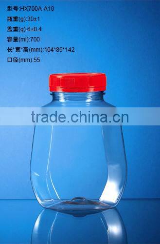 Transparent plastic pet bottles/empty plastic bottles