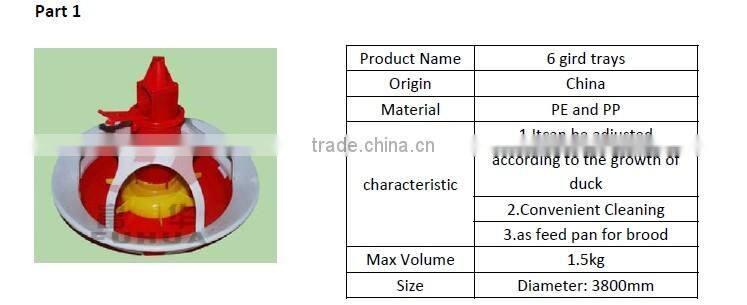 Automatic poultry equipment for duckling feeder duck slaughter house