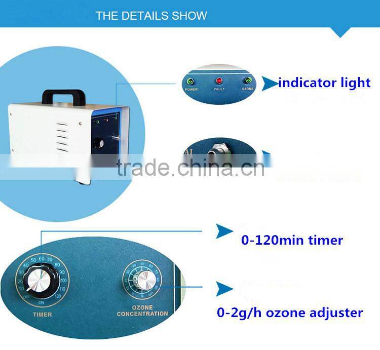 2g adjustable odor free ozone generator, odor free ozone machine