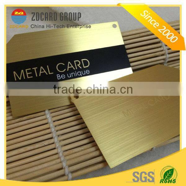 Exellent quality of customized metal visit card