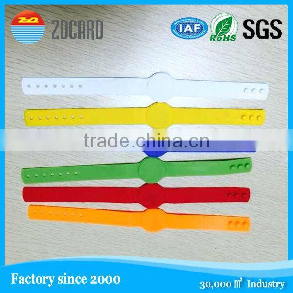 customized RFID 125khz silicon bracelet for swimming pool