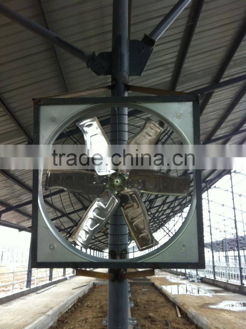 Exhaust fan for cow house new type for four blade