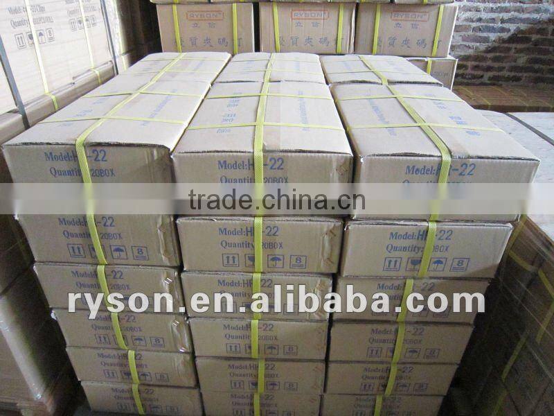 Three Hog Ring Staple for Mattress Ticking