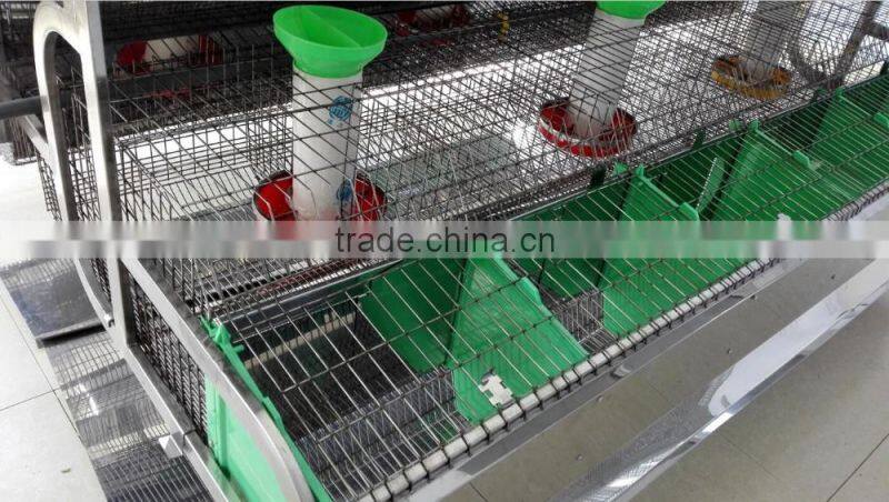 automatic feeding 304 stainless steel rabbit cage