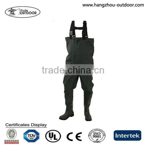 Rubber Bootfoot Cleated Chest Wader