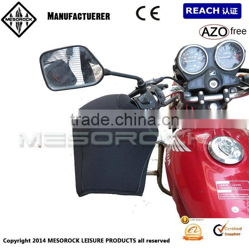 Neoprene motorcycle handle bar muff