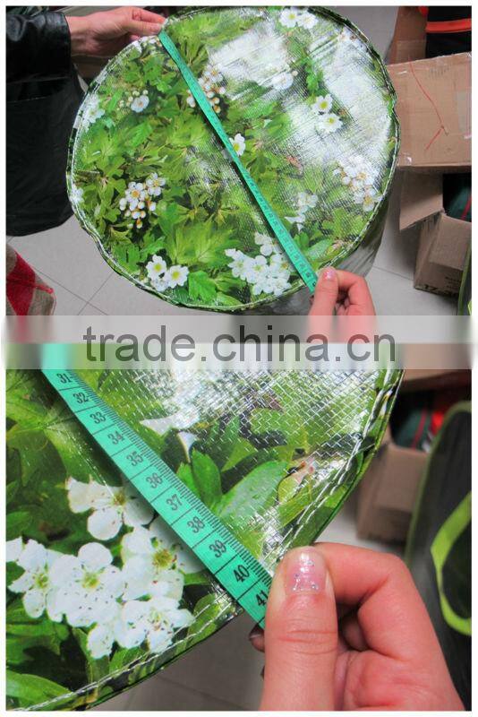 standing pp garden bag with 3 handles