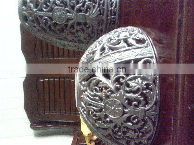 aluminum casting fence flowers and decoration