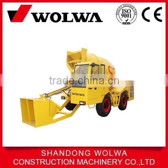 self loading mobile concrete mixer from china factory